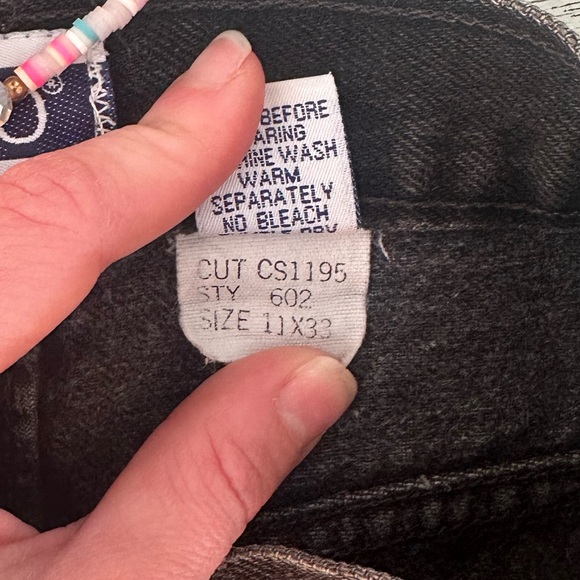 Vintage Black Nuovo Jeans 11 / 21L - Picture 5 of 5